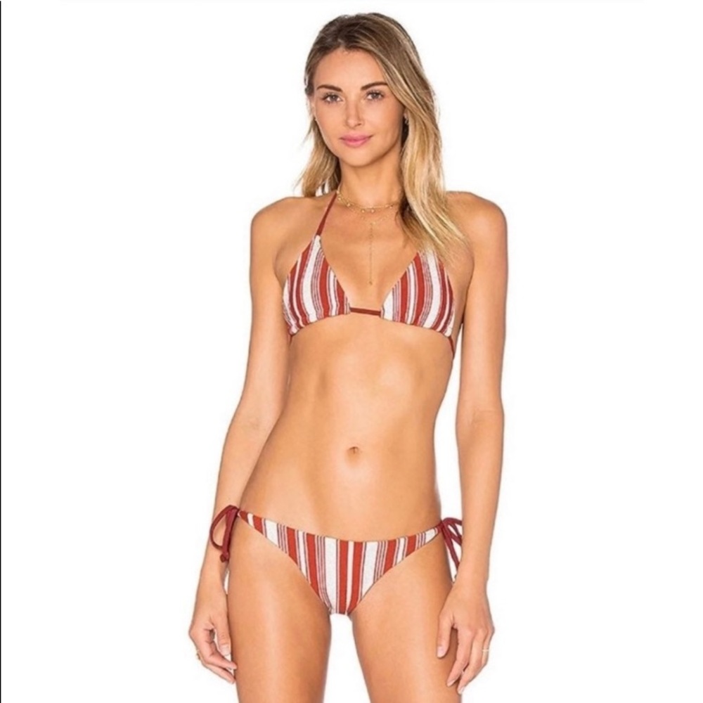 Lovers + Friends Kali Triangle String Bikini
